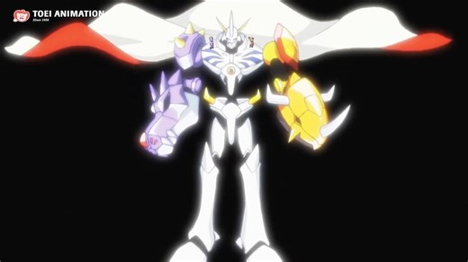 DIGIMON Official on Instagram: "WarGreymon said 🔥, MetalGarurumon said ❄️… Omnimon said ⚔️😱"