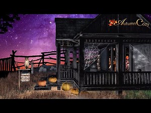 HALLOWEEN AMBIENCE: Night Sounds, Swamp Sounds, Crunching Sounds, Hooting Owl