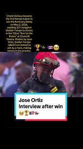 Jose Ortiz on Winning the Kentucky Derby