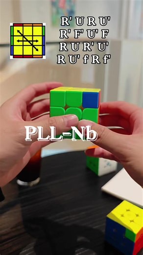 Learn one CFOP formula a day Part 10: Nb explosive hand speed tutorial! Must-watch for speed enhance! 👍💪 #CFOP #pll #rubikscubemagic #rubikscubesolve #rubikscube