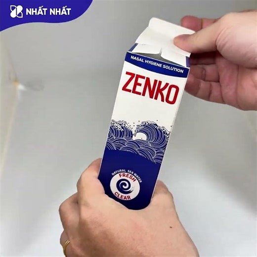 Unbox Dung dịch vệ sinh mũi Zenko người lớn