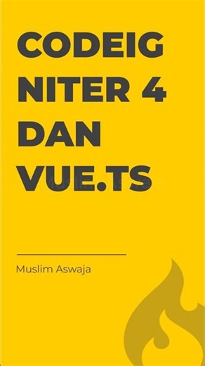 Typescript di CodeIgniter 4 & Vue