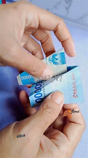 how to make a pyramid from paper #diy #craft #kreatif #moneycreation