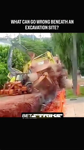 BoomBlastExplosion on Instagram: "This footage shows a serious incident during excavation work, where a sudden underground event disrupted operations and placed equipment and workers at immediate risk. Construction sites face hidden hazards below the surface—unknown utilities, pressure build-ups, or unstable ground conditions. Moments like this highlight why site surveys, detection checks, and strict safety protocols are essential before and during digging operations. Shared for construction saf