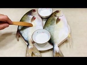 【鲳鱼】这样做简单又好吃！How to make Salted Pomfret