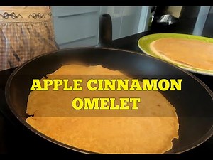 HOW TO MAKE APPLE CINNAMON OMELET ¦ Baking & Cooking Vlog 16