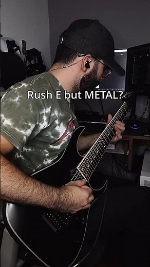 Rush E but Metal? #rushe #metal #guitar