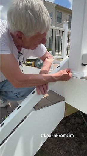 Installing Deck Stair Railing