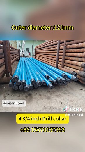 4 3/4 inch Drill collar of Slick 121mm API oil well S135 spiral drill collar #oilfieldservices #petroleum #oilman #oilwell #drilling