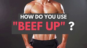 What does "Beef Up" mean? Watch this video to find out! Looking for a FAST, easy way to improve your English? We have TWO great options: (A) Choose your own daily and cultural English lessons with our Unlimited English Membership. Get more than 1,800 lessons on dozens of different topics - learn more here: https://tv.eslpod.com (B) If you have an iPhone, iPad, or Mac, subscribe to our Apple Podcasts "Speak English with ESLPod.com" here: https://podcasts.apple.com/us/podcast/speak-english-with-es