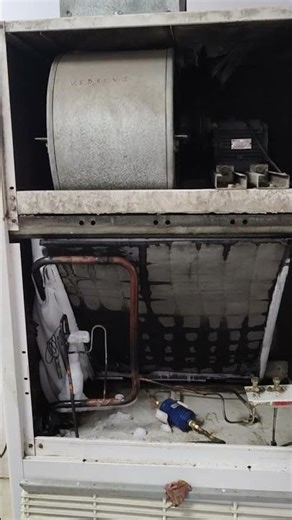 blue star ac repair 🧑‍🔧⚒️🪛#ac #airconditioner #acrepairing #hardwork #tecnician