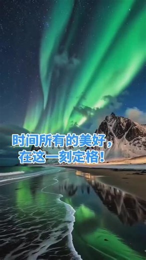 北极光是怎么形成的#地理奇观
