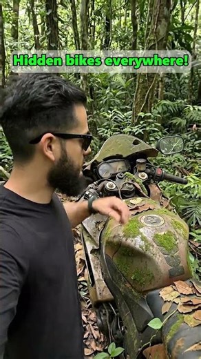 The Jungle Was Hiding Superbikes… Who Left Them Here?! #shorts #viral #motorcycle