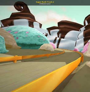 Sugar Rush Track 2 Mod for SuperTuxKart | STK Mods