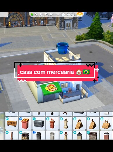 Construindo Casa Brasileira com Mercearia no The Sims 4