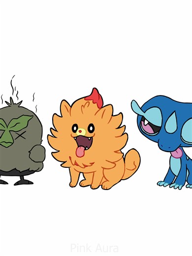 THEY ARE SO SILLY #pokemon #pokemonfanart #pokemonwindandwave #starterpokemon #pokemontiktok