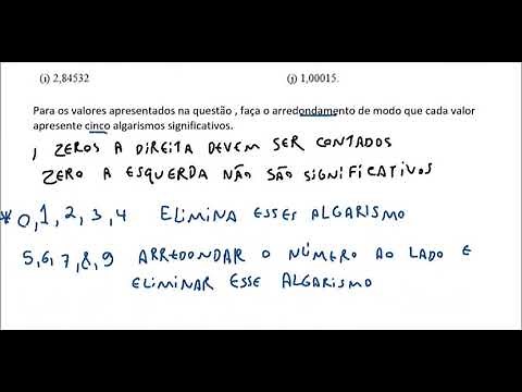 Arredondando Algarismos Significativos