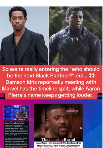 So we’re really entering the “who should be the next Black Panther?” era… 👀 Damson Idris reportedly meeting with Marvel has the timeline split, while Aaron Pierre’s name keeps getting louder. No casting decisions yet, but let’s be honest — this role isn’t just about talent, it’s about legacy, presence, and who can carry a cultural moment. Some fans want a fresh face, others want someone with undeniable gravitas… but not everyone agrees on who actually has that. Are we prioritizing star power, a