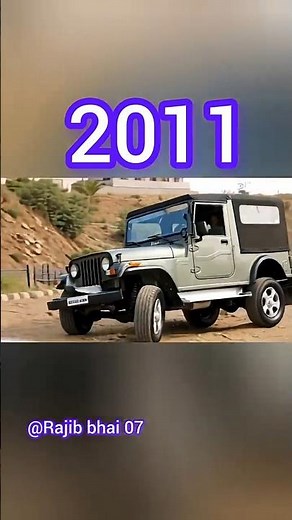 Mahindra Jeep Evolution 1949–2025 | 76 Years of Legend 🚙🔥 #jeep #carevolution #shortvideo