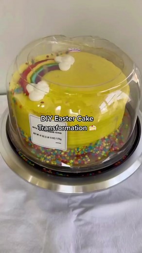DIY Easter Cake Transformation 🍰