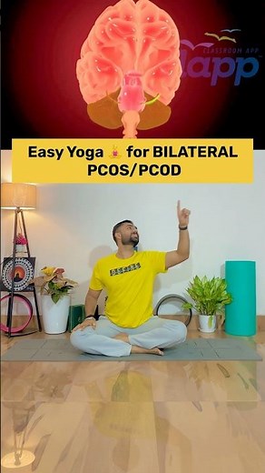 Easy Yoga Poses to Balance Hormones Naturally 🌿 | PCOS/PCOD Relief #pcos #womenshealth