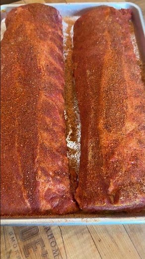Memphis Style Ribs on the Smoker 🔥 Dry Rub Perfection!