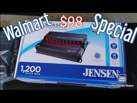 is a Walmart $98 jensen amp any good? 1200watt mono block