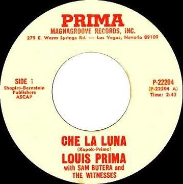 Louis Prima with Sam Butera and The Witnesses - Che La Luna