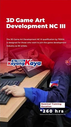 Training Regulation - 3D Game Art Development NC III