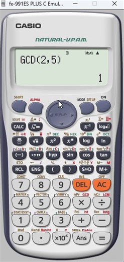GCD#discount #percentage #casio #calculator #991es #991ex #reels #friends #maths