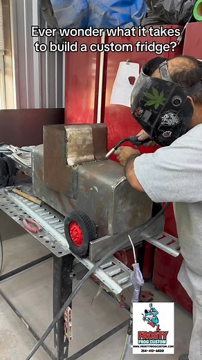 Tuesday’s for the grinders.Here’s the gear, the tools, the grind.#TexasBuilt #FrostyFridge #ShopTour #TuesdayTools #BuiltNotBought | Frosty Frog Custom