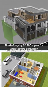 Stop overpaying for architecture software! 🏗️ https://plan7architect.com With Plan7Architect you design professional floor plans, construction drawings, elevations, sections & full 3D visualizations – at a fraction of the cost of traditional CAD tools. Create 2D & 3D house plans, design interiors, plan renovations, and export in DWG, DXF, PDF, 3DS, OBJ & STL formats. Perfect for builders, architects, contractors, engineers, and homeowners who want to design their own projects with powerful CAD 