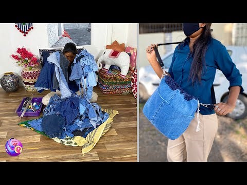 How to Upcycle jeans into a style bag