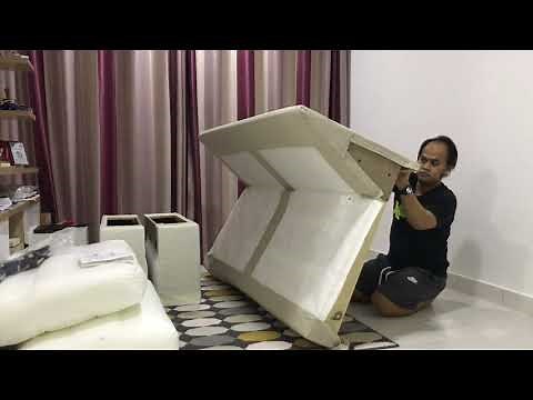 IKEA Kivik Three-Seat Sofa, Hillared Beige - Unboxing & Setup