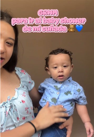 GRWM PARA EL BABY SHOWER DE MI CUÑADA 🧸💙#paratiiiiiiiiiiiiiiiiiiiiiiiiiiiiiii #fypシ゚ #parati