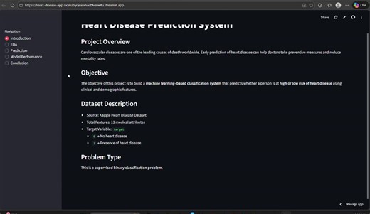 #machinelearning #datascience #healthcareai #heartdiseaseprediction #python #streamlit #studentproject #pucit #artificialintelligence | Zainab Tariq