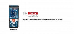 The Bosch GLM 50 C Professional comes with lucid & accurate modes of continuous measurement, stake-hold function, backed by seamless transfer & documentation of data. | Bosch Professional Power Tools and Accessories