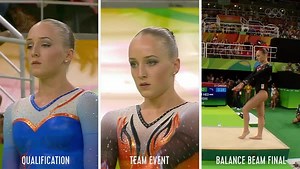 65K views · 1.1K reactions | Triple vision! Looking back at every Sanne Wevers performance on the balance beam at Rio 2016!  Simone Biles won bronze on the balance beam at Tokyo 2020, watch her post-performance press conference here: https://oly.ch/3AqN63T #StrongerTogether | Olympics | Facebook