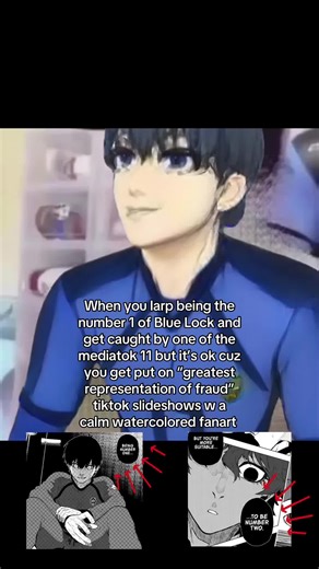 Isagi thinks he a mediatok larper #bluelock #isagiyoichi #mediatok #larp #anime