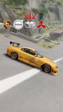 CARS VS SPINNERS #beamngdrive #carcrash #carjumping