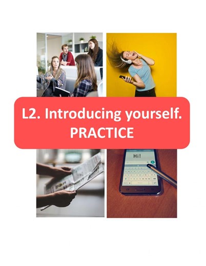 Introducing yourself English as a Second Language (ESL) worksheet