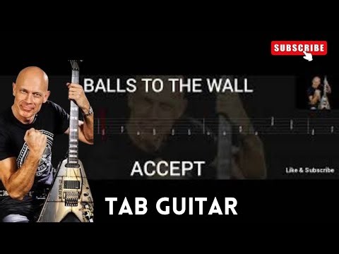 ACCEPT - BALLS TO THE WALL ( TAB GUITAR )