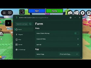 Build a Zoo 🐔 Script Auto Claim Money,Auto Buy Egg,Auto Hatch Egg,Grab All Pet,More !