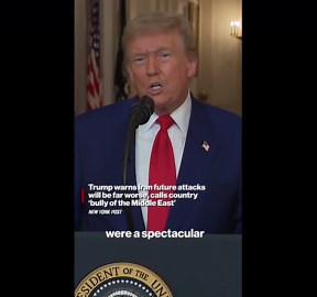 Trump warns Iran future attacks will be far worse, calls country 'bully of the Middle East'