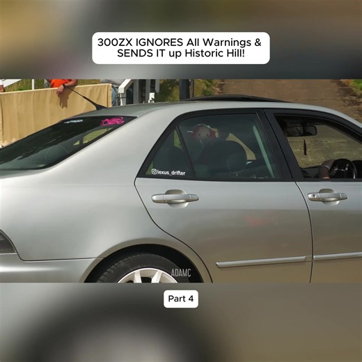 300ZX IGNORES All Warnings & SENDS IT up Historic Hill!