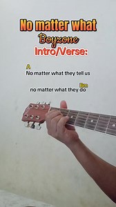 No matter what/Boyzone #chordguide #guitarlessons #guitartutorial #forbeginners #strummingguitar #easychords #nomatterwhat #boyzone #fbreels #fpyシ | Marcelino Viray