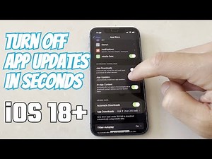 How to turn off automatic app updates on iphone (2025)