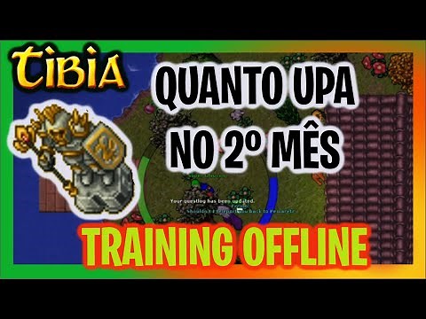 Tibia Offline Training - Segundo Mês - Quanto Upei com Premmy Account
