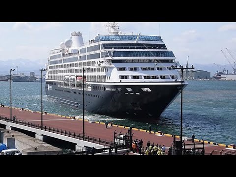 若松埠頭にクルーズ船入港 函館港・暫定供用開始後で初