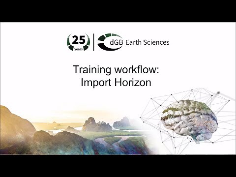 Training workflow: Import Data - Horizon